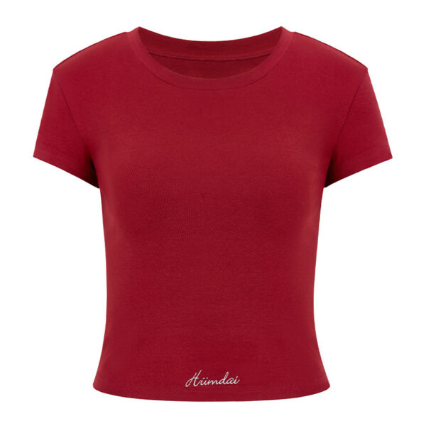 Slim-fit Shoulder Short-sleeved T-shirt Hot Girl Suit - Image 9