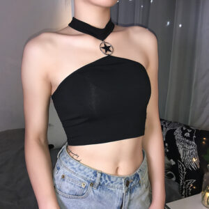 Sling Black Halter Halter Skinny Sling