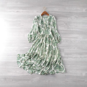 Waist Slimming Light Luxury Floral Skirt Children