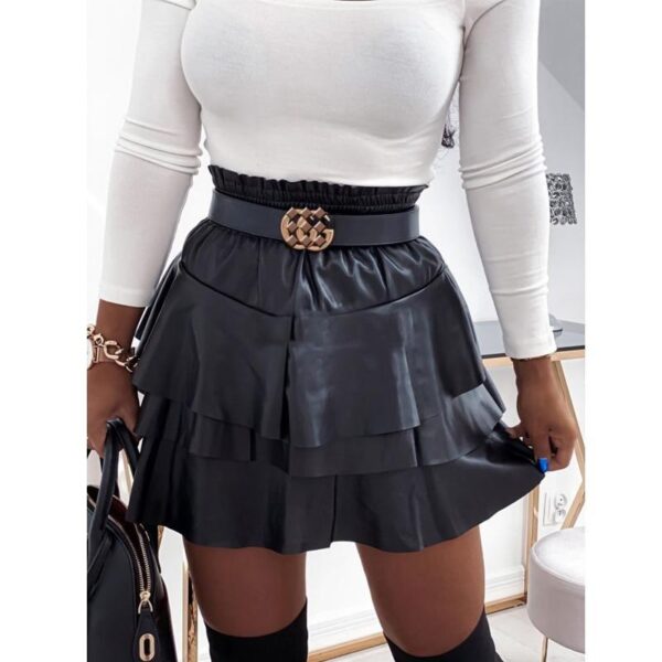 Ladies Waist Mini Skirt Puff Skirt Cake Skirt - Image 5
