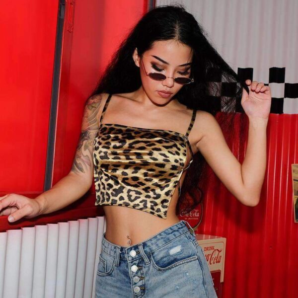 Kennidi Leopard Tank Top - Image 7