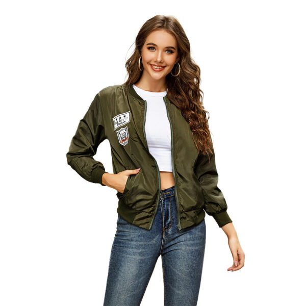 Decal baseball jacket jacket - Image 5