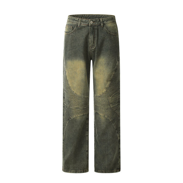 Straight Jeans Washed Yellow Mud Jeans - Image 3