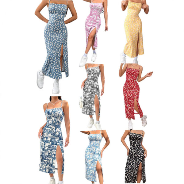Leopard Print Sheath Long Dress - Image 2