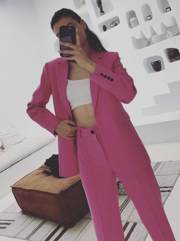 Ladies Fashion Blazer Women Suit Pants - Image 7