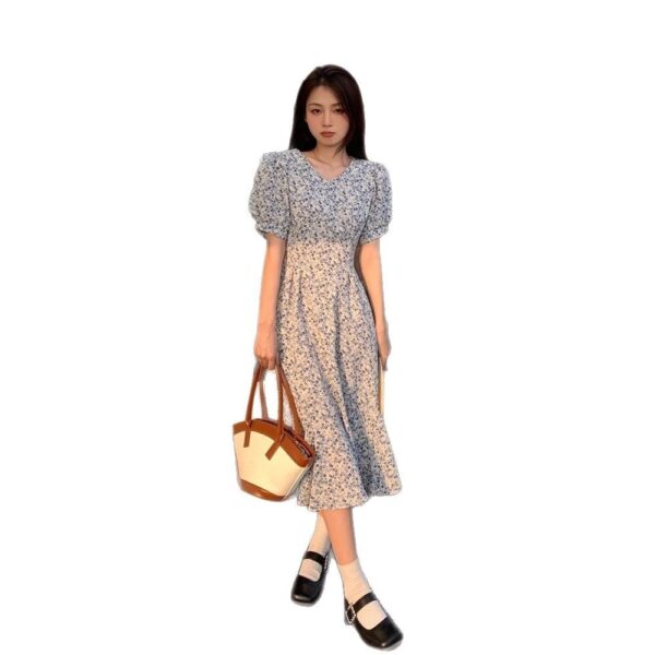 French Sweet Gentle Elegance Retro Long Dress - Image 3