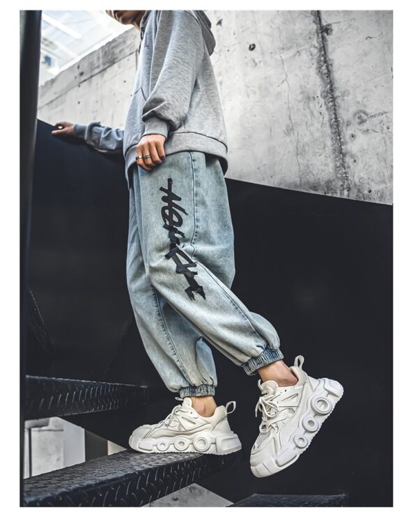 Men's Breathable Mesh Thick Sole Height Increasing Fashion All-match Casual Sneaker - Image 10