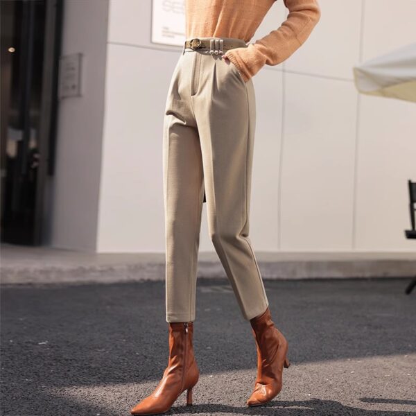 Thickened High Waist Drooping Baggy Pants - Image 5