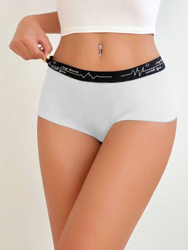 Summer High Waist Thin Japanese Style Panties Sports Hip Lifting Solid Color - Image 7
