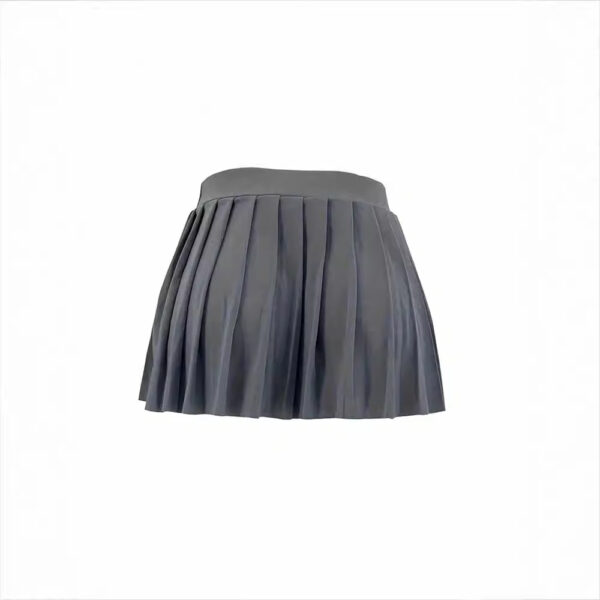 Female Solid Color Mini Pleated Skirt - Image 2