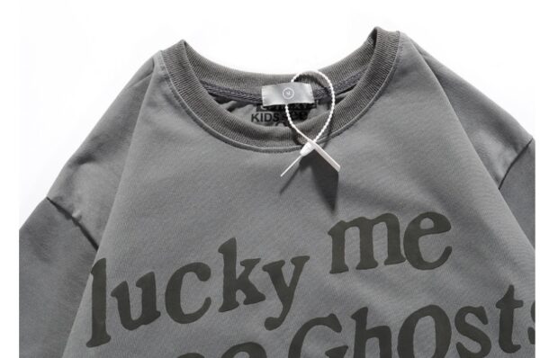 Printed Heavy Loose OVERSIZE Round Neck Short Sleeve T-shirt - Image 3