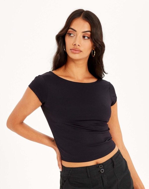 Sports Slim Women Short Sleeved T Shirt - Image 7
