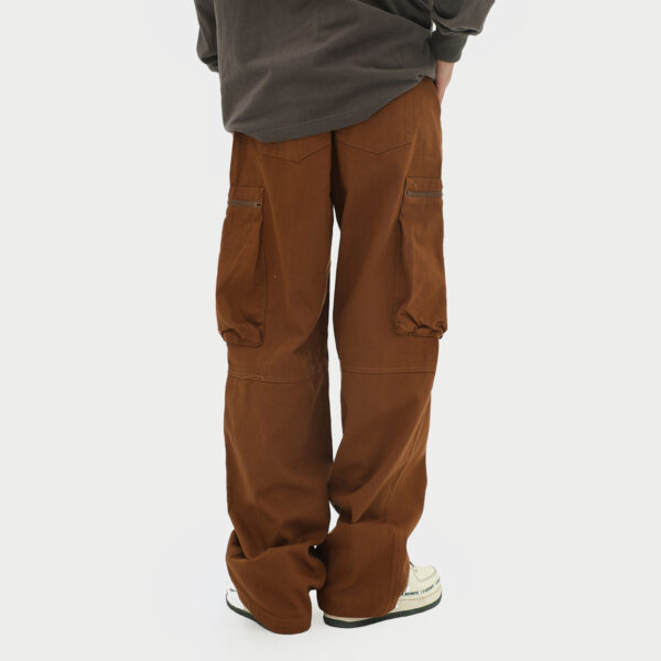 Overalls Zipper Oversize Baggy Straight Trousers - Image 4