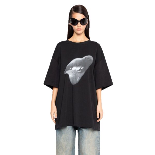 Fashion Tide Brand Women's Clothing Washed Lip Printings - Image 5