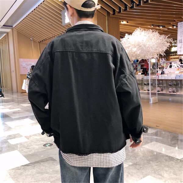 Spring New Korean Style Hong Kong Style Baggy Casual Jacket Shirt Coat - Image 3