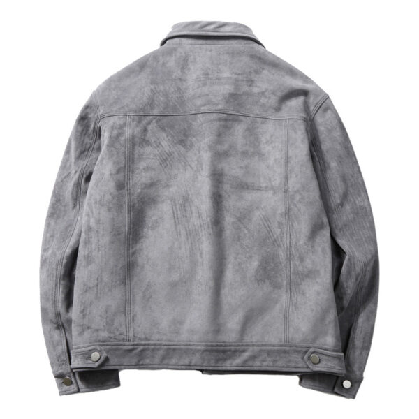 Spring Men's Thin Suede Jacket - Image 2