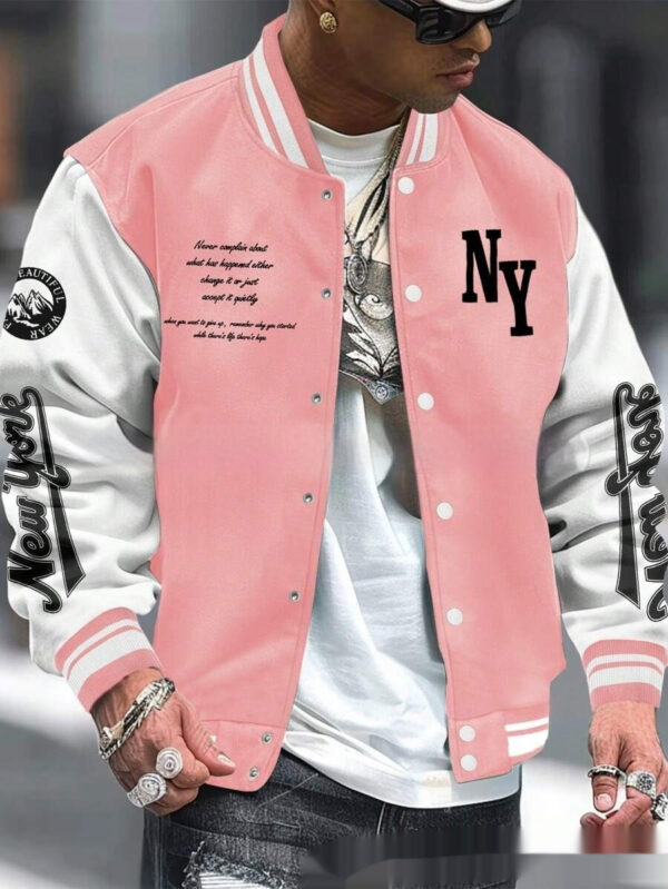 Baseball Uniform Jacket Coat Cardigan - Image 5
