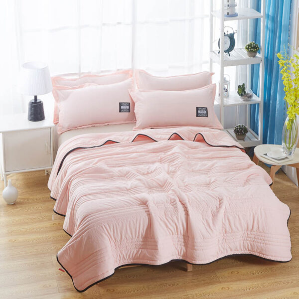 Cooling Blankets Pure Color Summer Quilt Plain Summer Cool Quilt Compressible Air-conditioning Quilt Quilt Blanket - Image 8