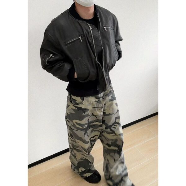 American Logging Wide Leg Camouflage Pants - Image 2