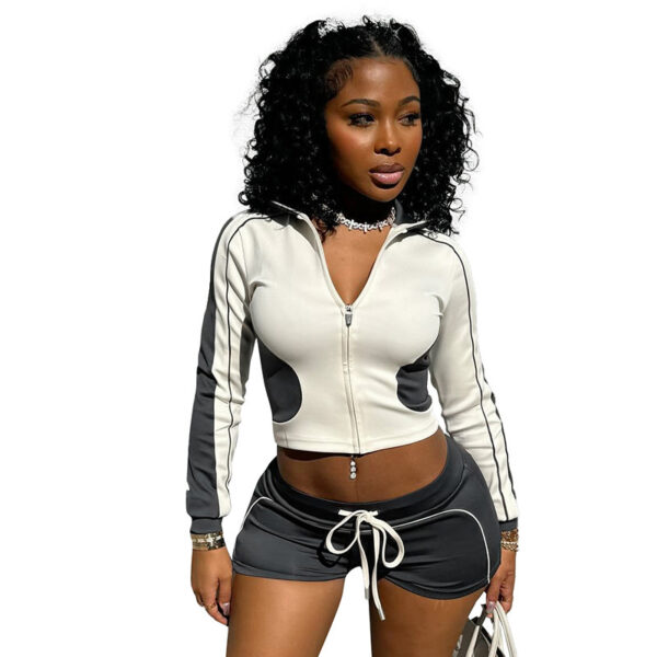 Women's Sports Tight Hooded Suits - Image 3