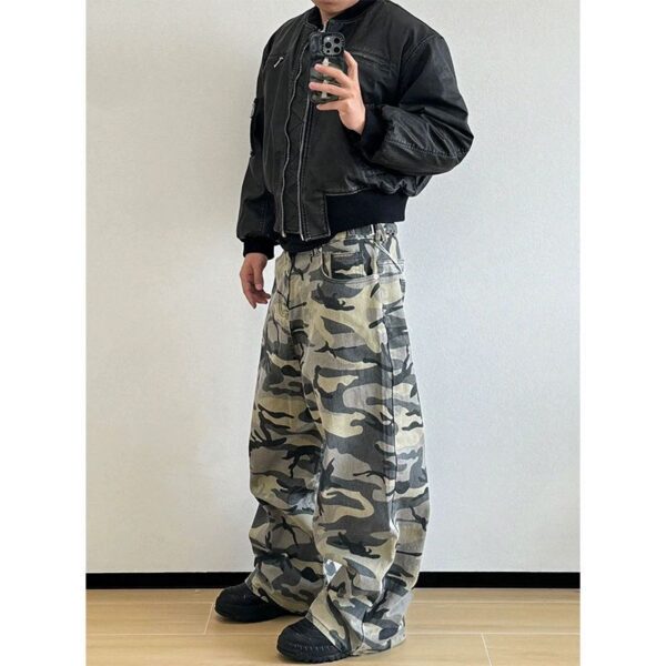 American Logging Wide Leg Camouflage Pants - Image 10