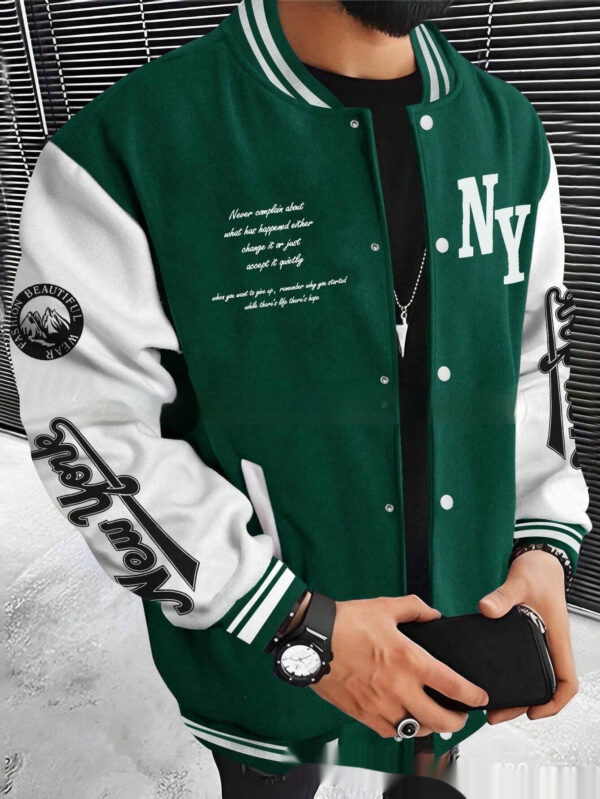 Baseball Uniform Jacket Coat Cardigan - Image 4