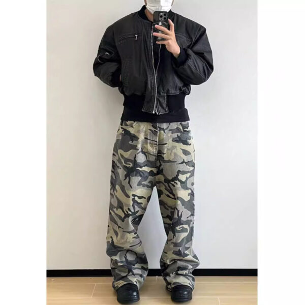 American Logging Wide Leg Camouflage Pants - Image 6