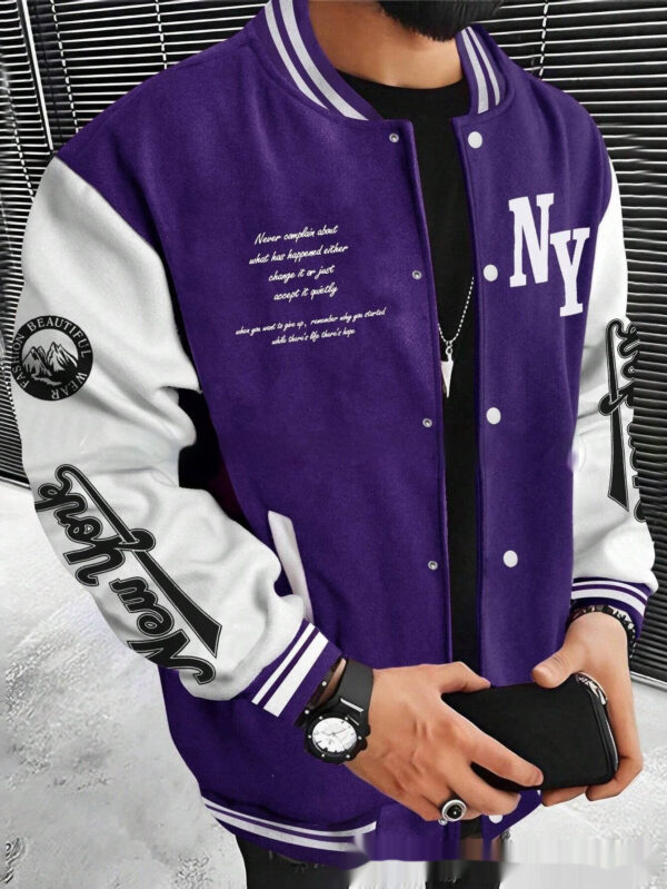 Baseball Uniform Jacket Coat Cardigan - Image 7