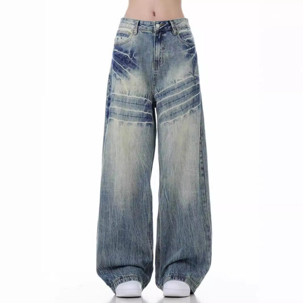 Loose Wide Leg Jeans American High Street - Image 6