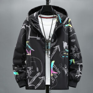 Trendy Colorful Handsome Student Fashion Brand Jacket
