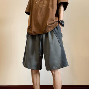 Loose American Retro 56 Points Sports Shorts Men