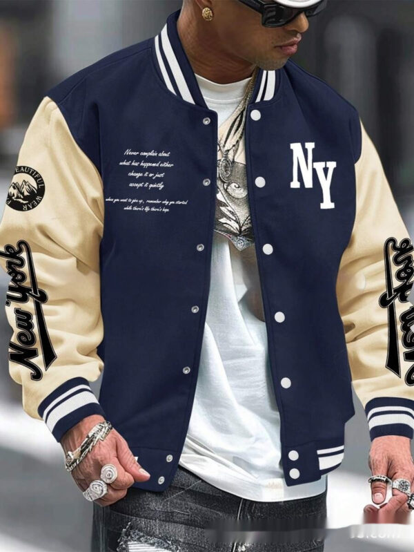Baseball Uniform Jacket Coat Cardigan - Image 10