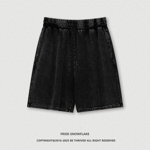 Summer American-style Washed Casual Shorts - Image 7