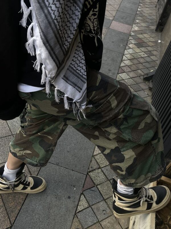 Two-way Camouflage Profile Pants Retro Washed - Image 10