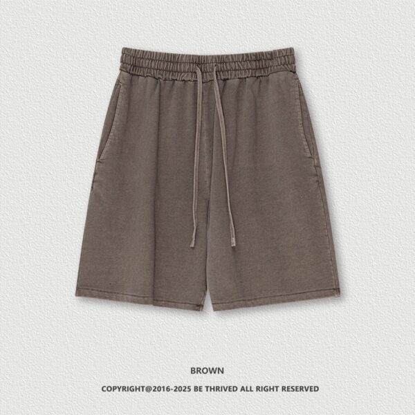 Summer American-style Washed Casual Shorts - Image 3