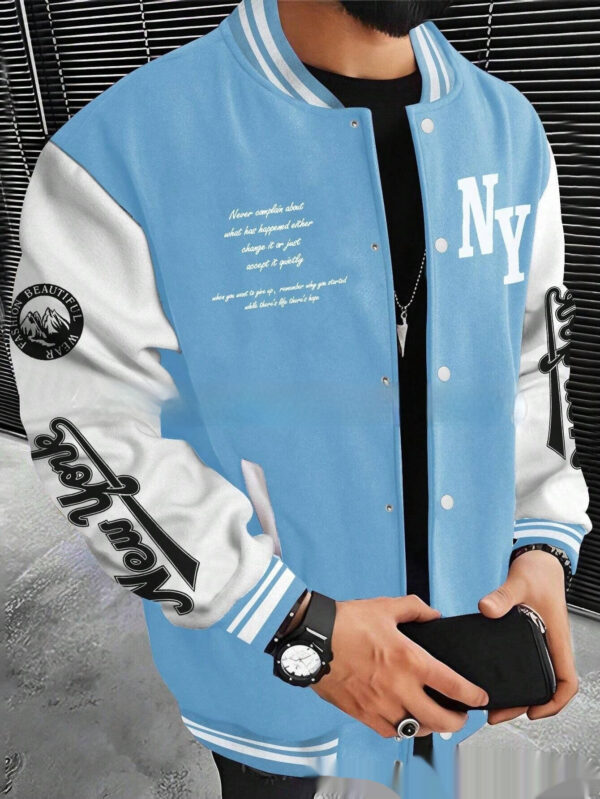 Baseball Uniform Jacket Coat Cardigan - Image 2
